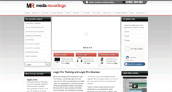 Desktop Screenshot of mediarecordings.co.uk