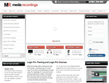 Tablet Screenshot of mediarecordings.co.uk